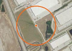 Aerial photo of the Sunridge Station site near Wilmer, Texas (USDA NAIP 2022)